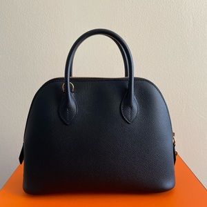Hermes Bolide 25 Black/Noir Epsom GHW